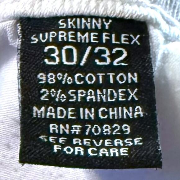 Rue 21 Jeans Bundle Mens Blue Acid Wash 30/32 White Moto S/30 Rave Skater - Picture 9 of 11